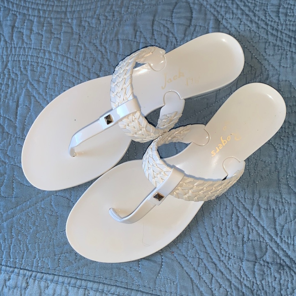 Jack Rogers tinsley jelly t-strap sandals size7 - Picture 2 of 8